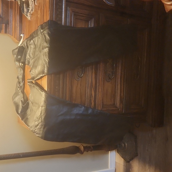 Leather motorcycle chaps - Picture 6 of 7